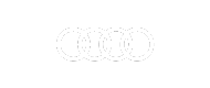 A green background with a white audi logo